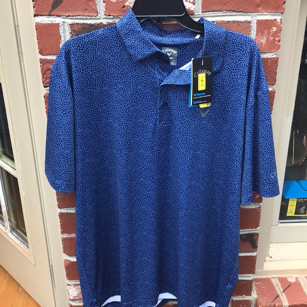 Callaway V Cooling Shirt Men L UPF 50 Opti dry NWT